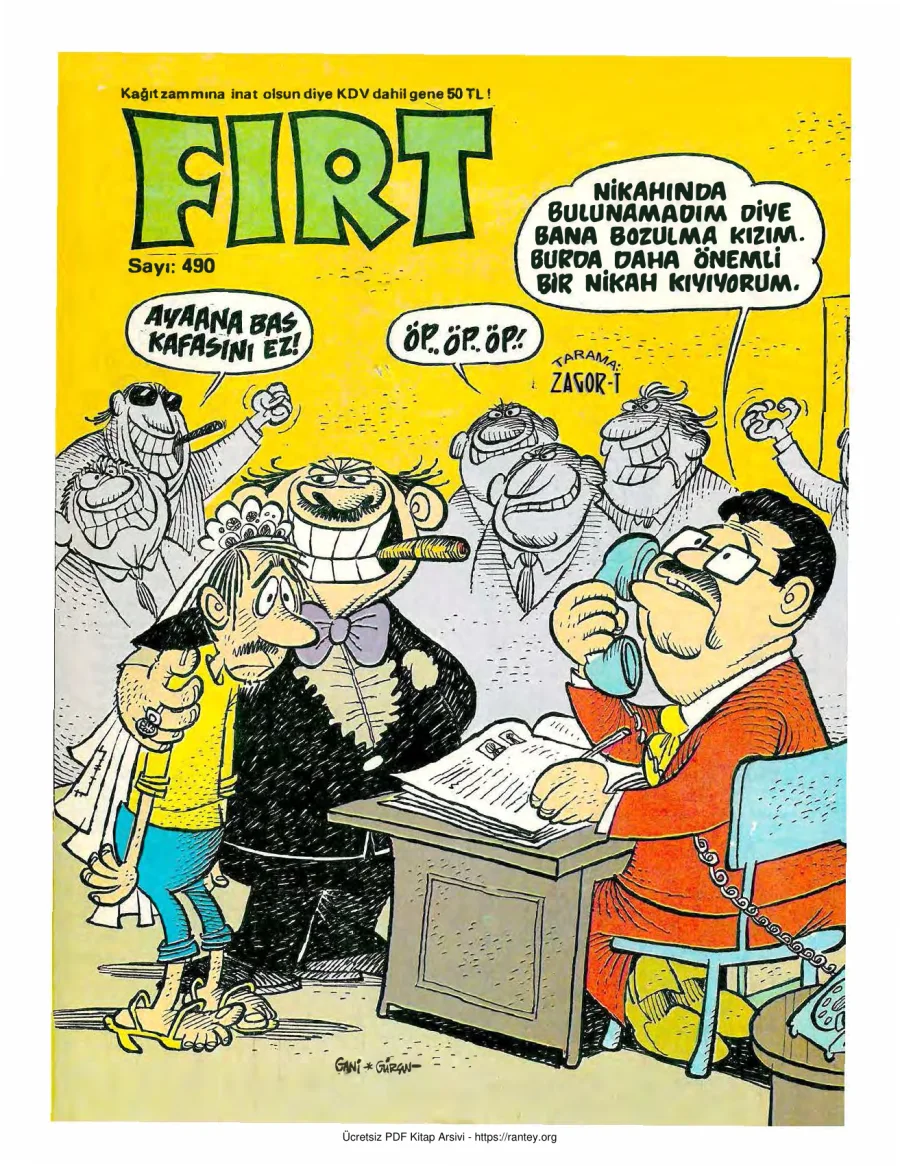Fırt 1985 Sayı 490 kapak görseli