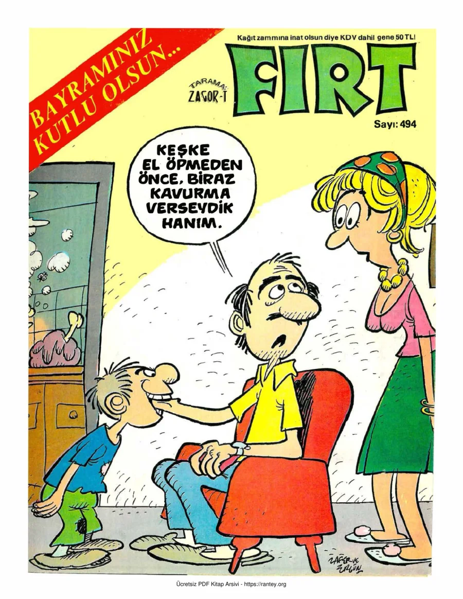 Fırt 1985 Sayı 494 kapak görseli