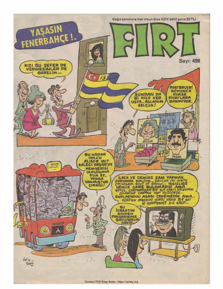 Fırt 1985 Sayı 498 kapak görseli