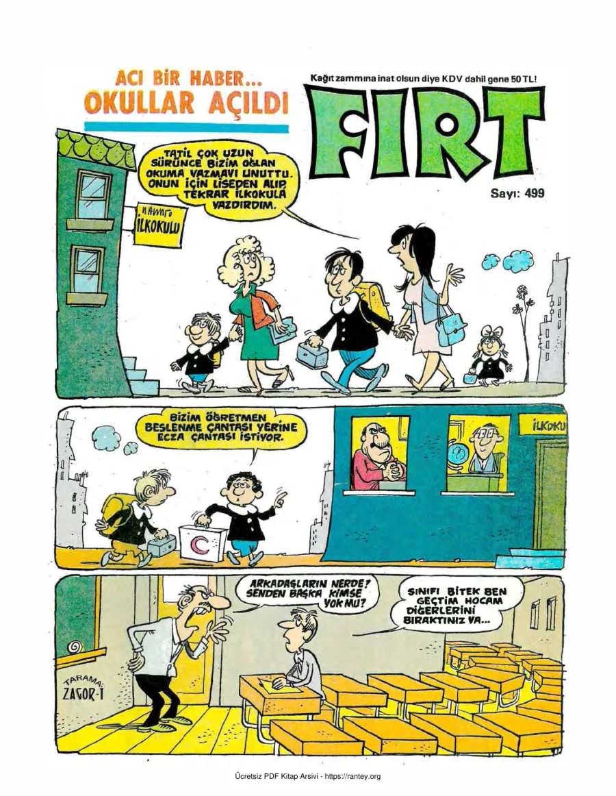 Fırt 1985 Sayı 499 kapak görseli