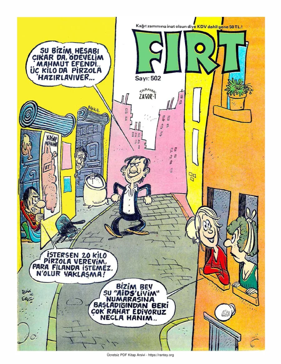 Fırt 1985 Sayı 502 kapak görseli