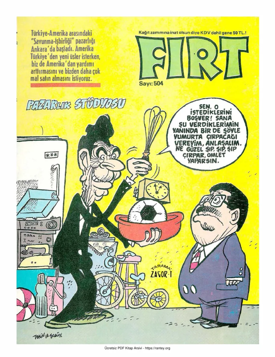 Fırt 1985 Sayı 504 kapak görseli
