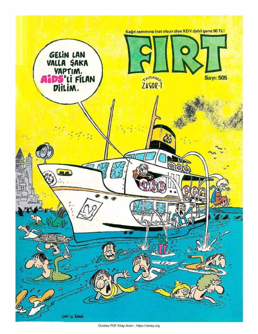 Fırt 1985 Sayı 505 kapak görseli