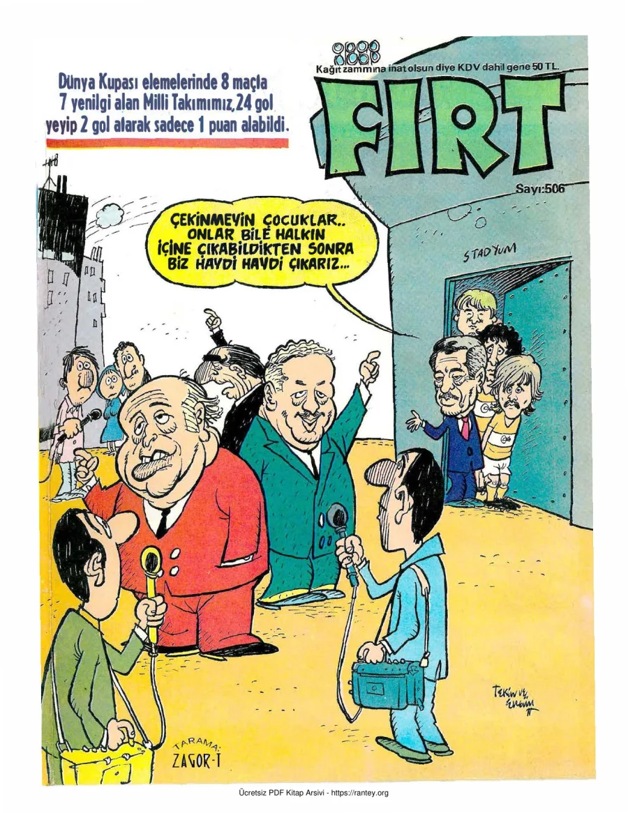 Fırt 1985 Sayı 506 kapak görseli