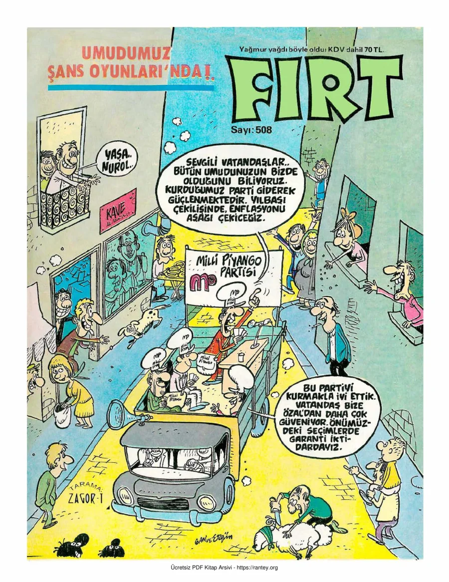 Fırt 1985 Sayı 508 kapak görseli