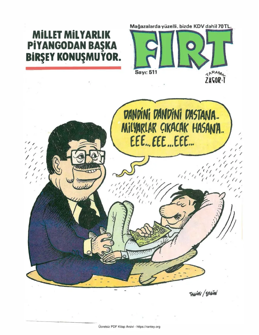 Fırt 1985 Sayı 511 kapak görseli