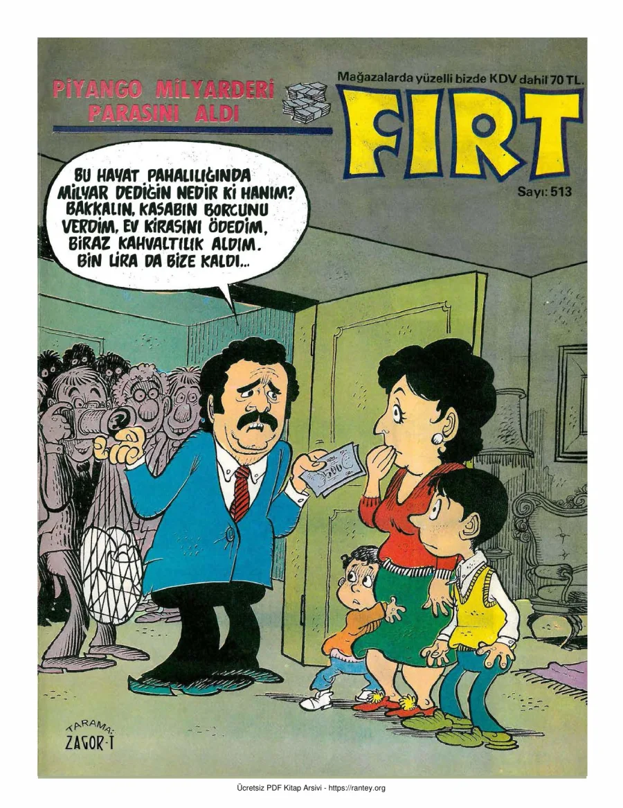 Fırt 1986 Sayı 513 kapak görseli