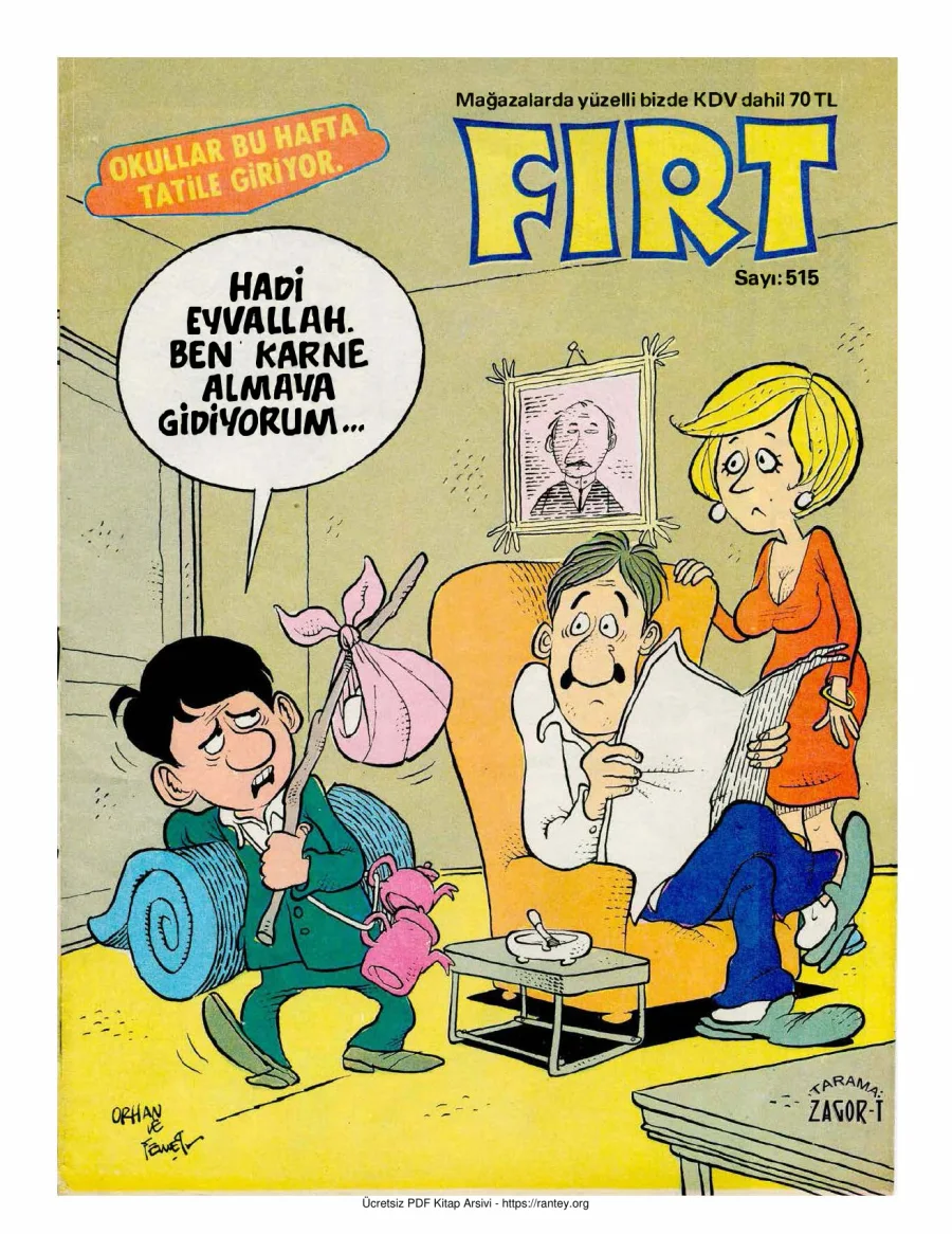 Fırt 1986 Sayı 515 kapak görseli