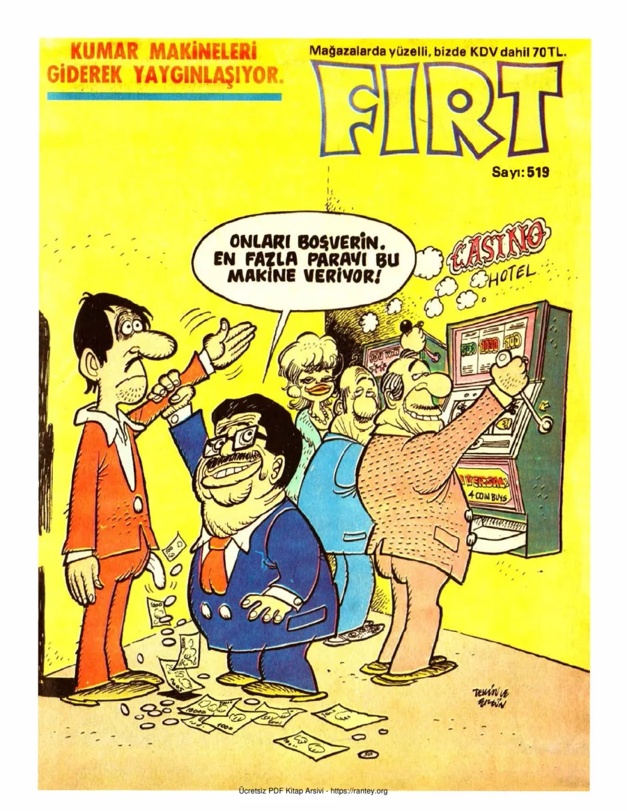 Fırt 1986 Sayı 519 kapak görseli