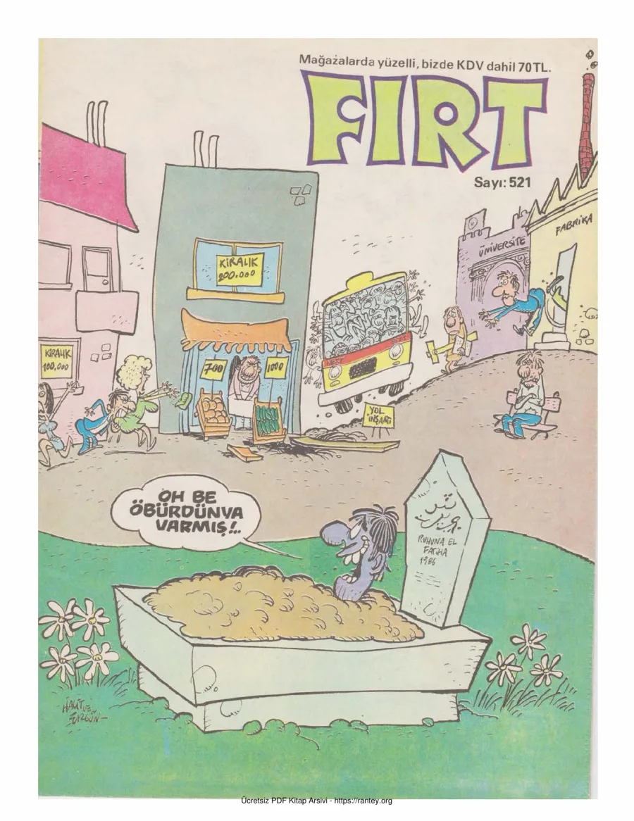 Fırt 1986 Sayı 521 kapak görseli