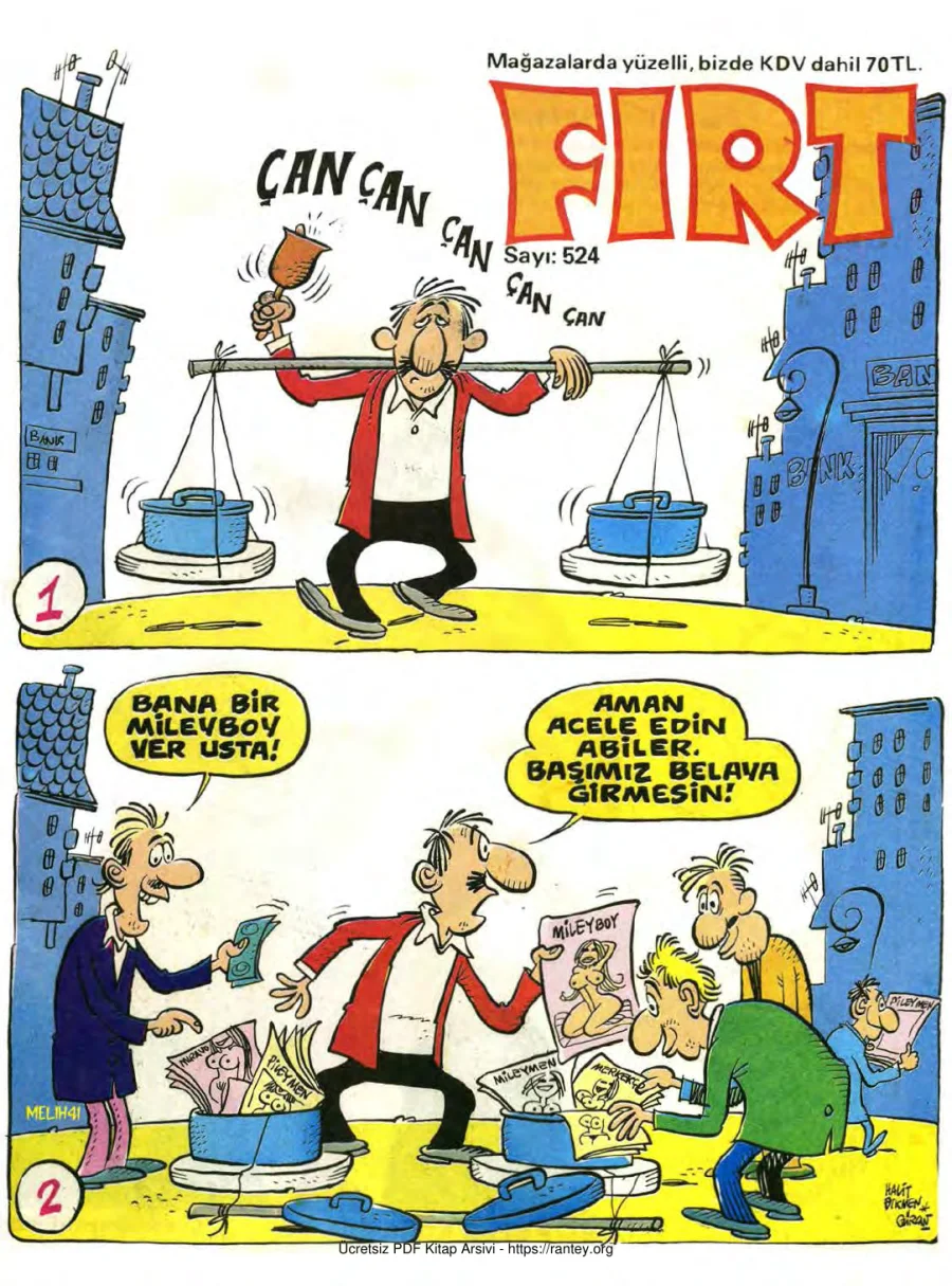 Fırt 1986 Sayı 524 kapak görseli