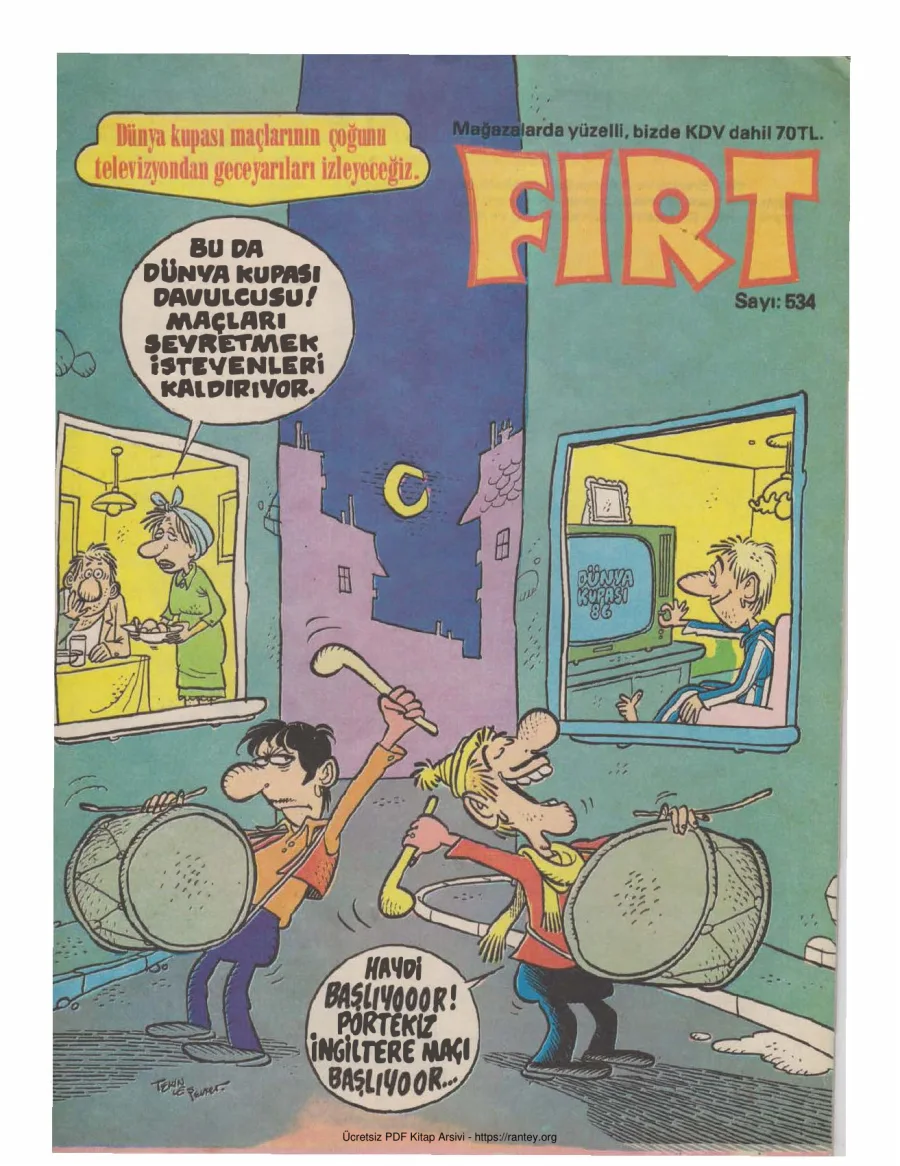 Fırt 1986 Sayı 534 kapak görseli