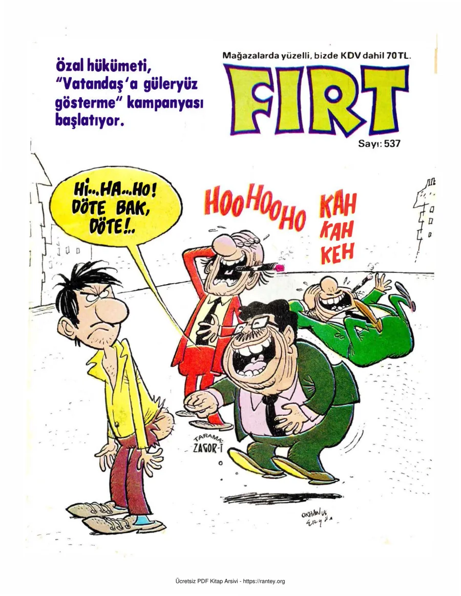 Fırt 1986 Sayı 537 kapak görseli