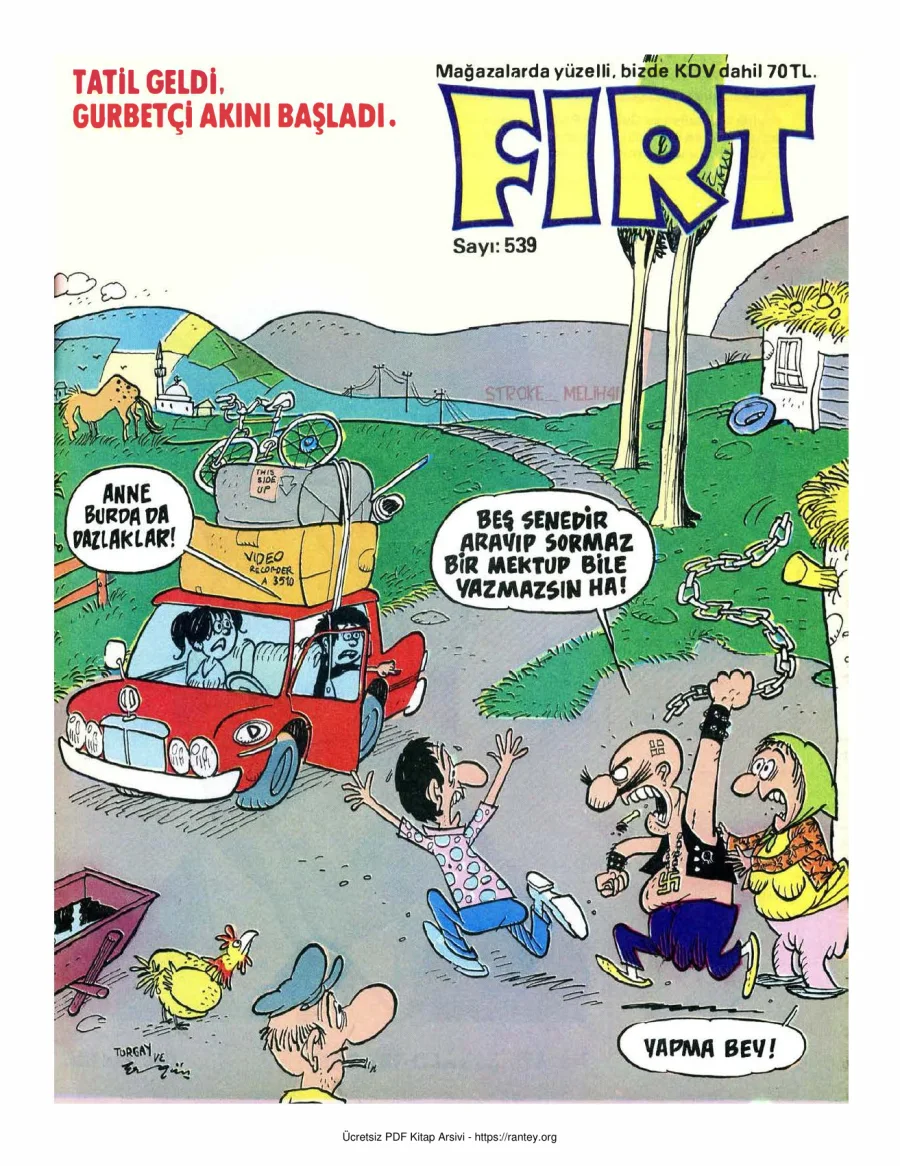 Fırt 1986 Sayı 539 kapak görseli