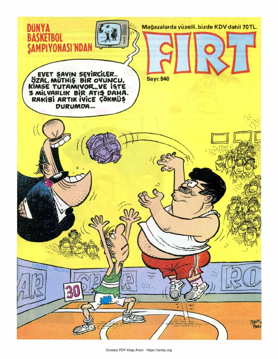 Fırt 1986 Sayı 540 kapak görseli