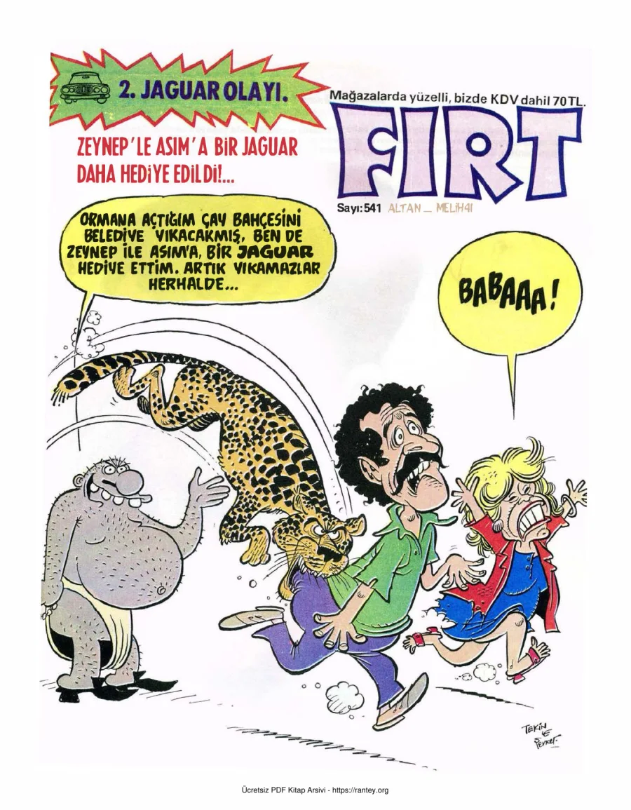 Fırt 1986 Sayı 541 kapak görseli