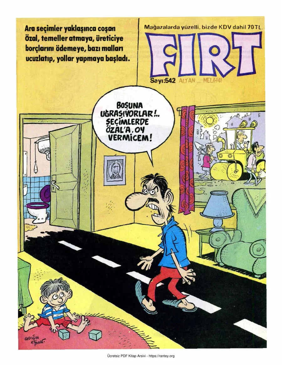 Fırt 1986 Sayı 542 kapak görseli
