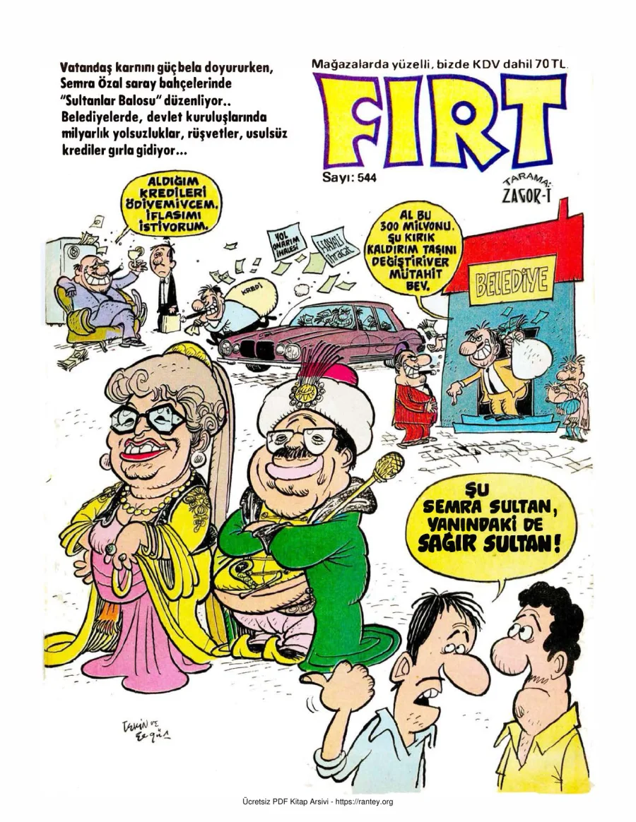 Fırt 1986 Sayı 544 kapak görseli