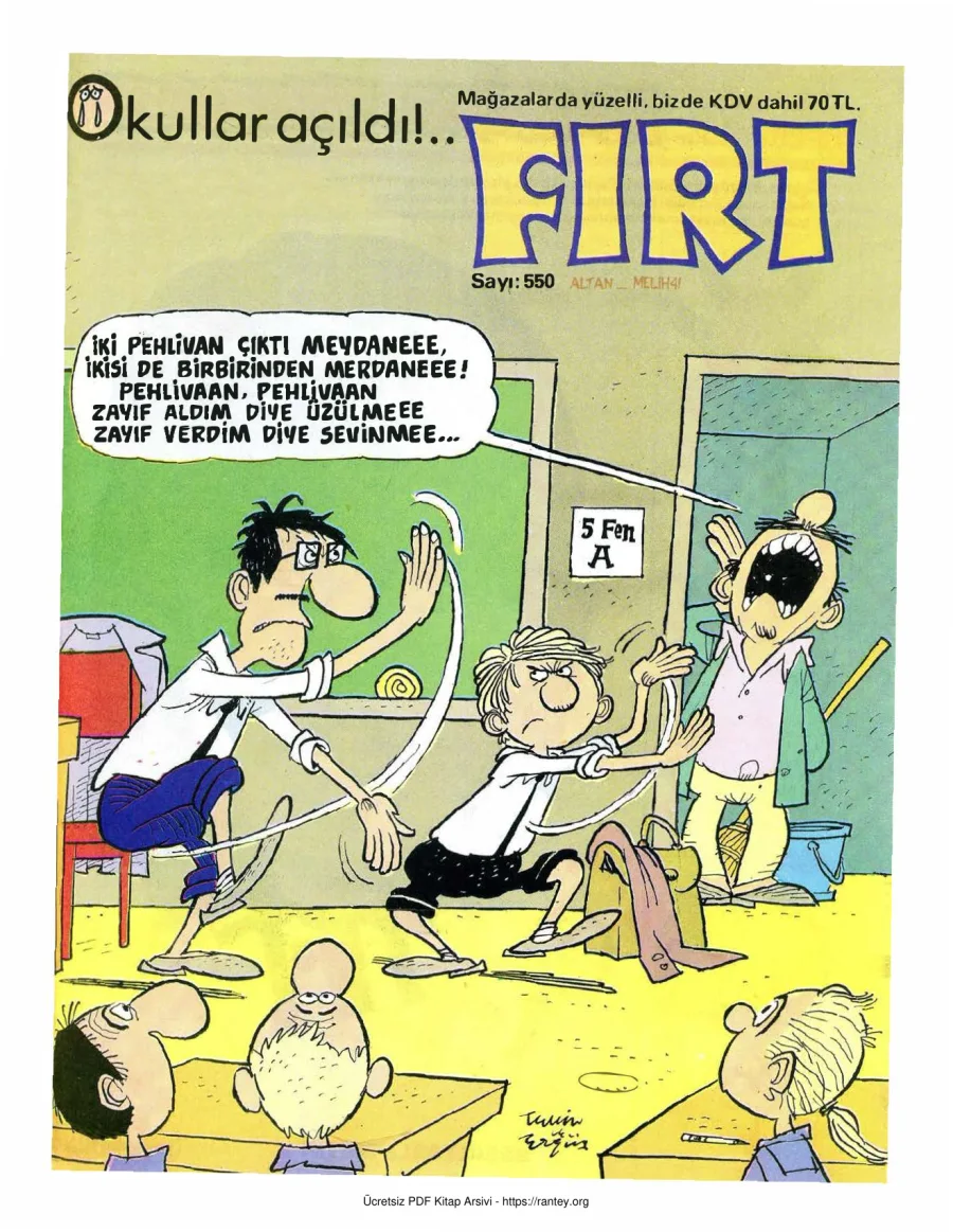 Fırt 1986 Sayı 550 kapak görseli