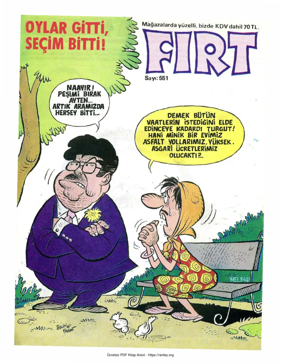 Fırt 1986 Sayı 551 kapak görseli