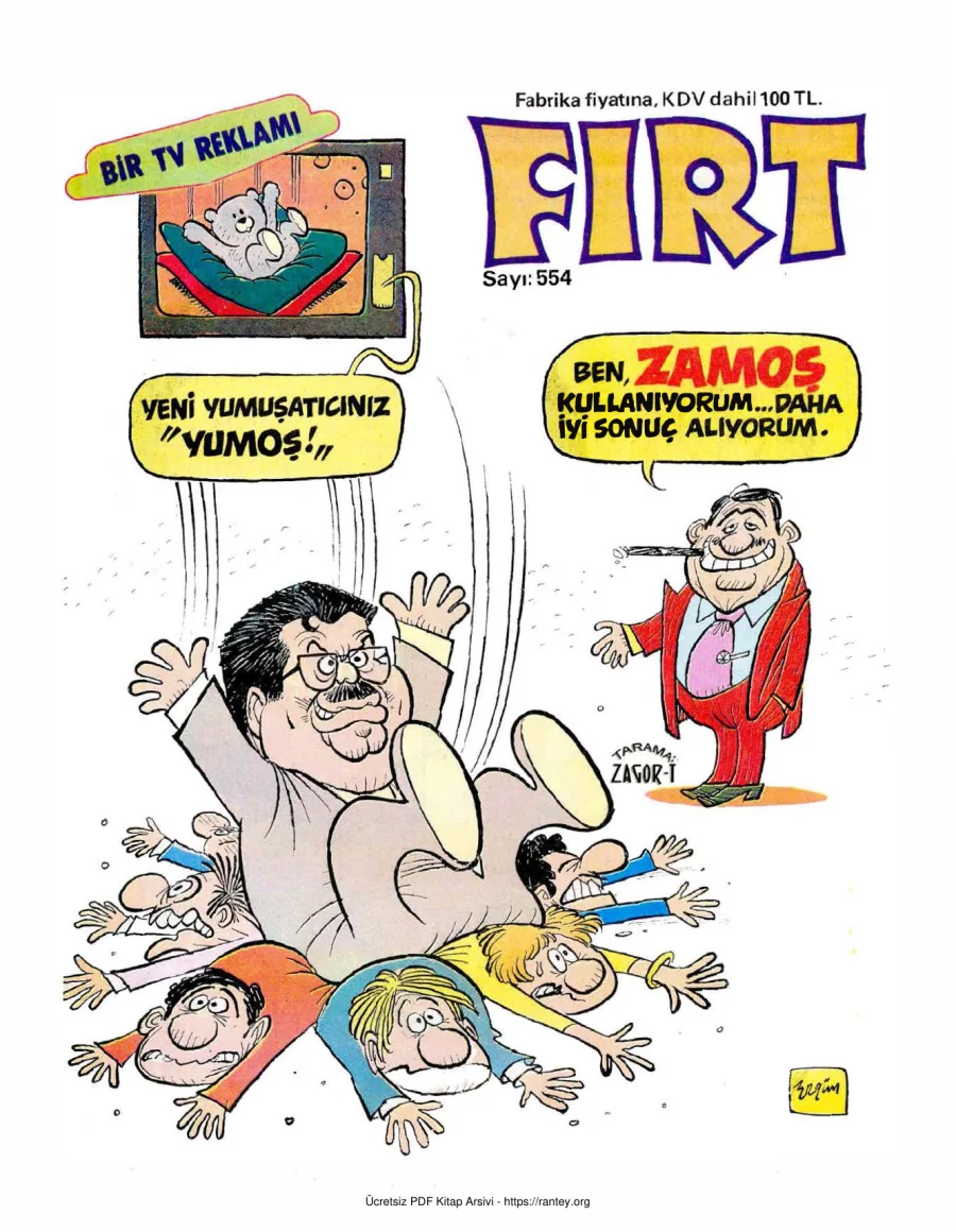 Fırt 1986 Sayı 554 kapak görseli