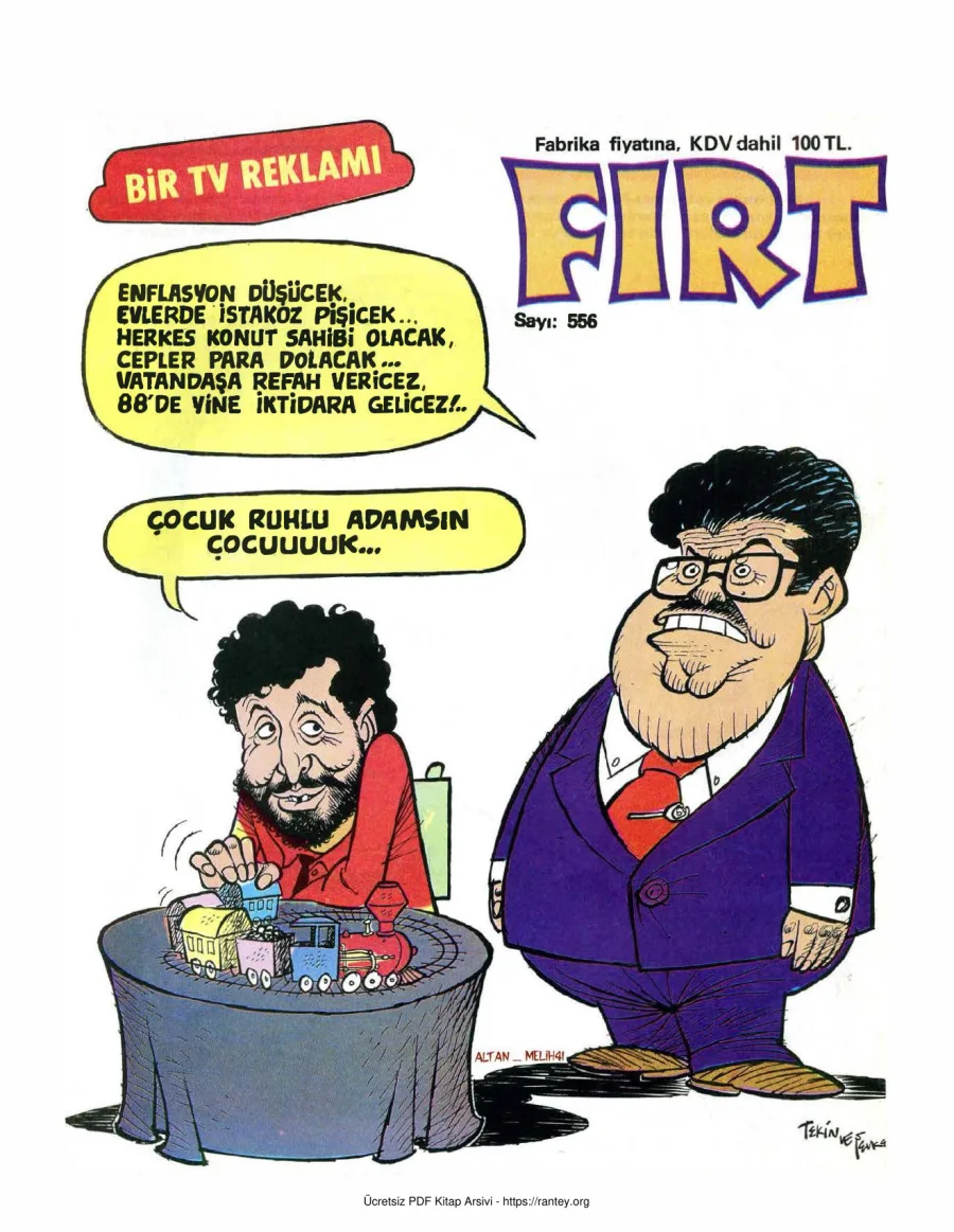 Fırt 1986 Sayı 556 kapak görseli