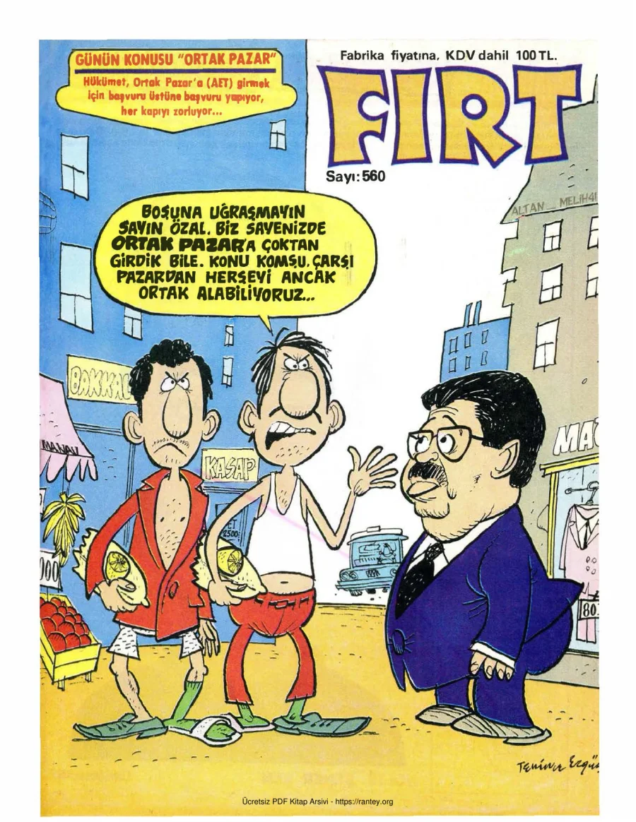 Fırt 1986 Sayı 560 kapak görseli