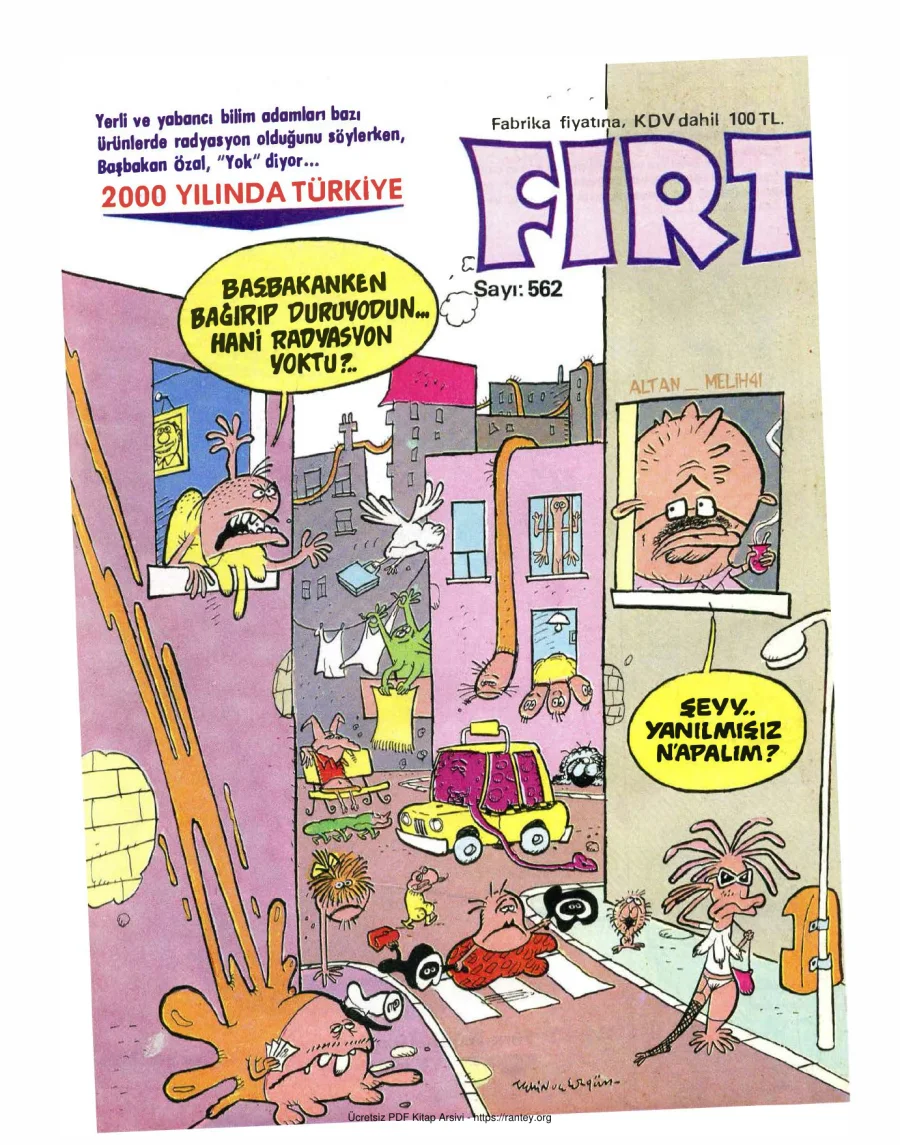 Fırt 1986 Sayı 562 kapak görseli