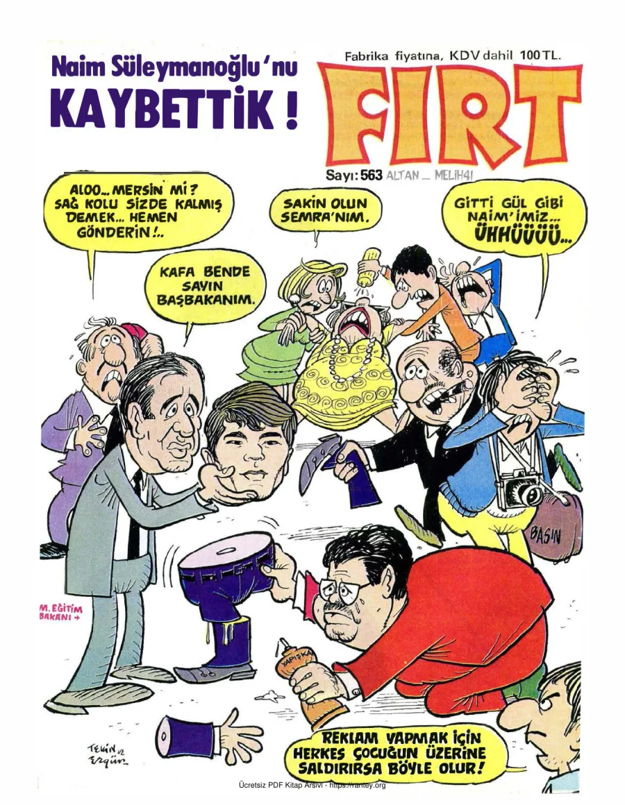 Fırt 1986 Sayı 563 kapak görseli