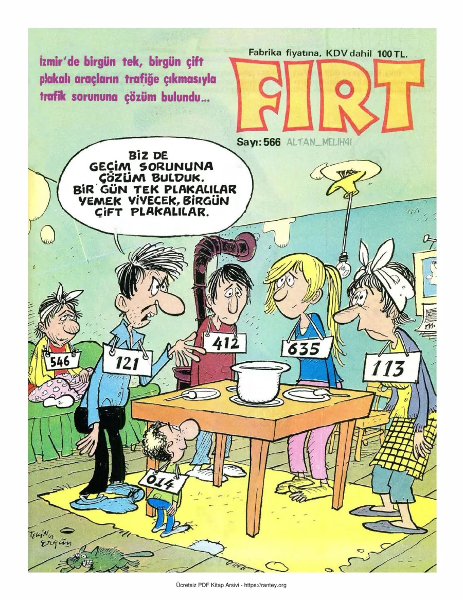 Fırt 1987 Sayı 566 kapak görseli