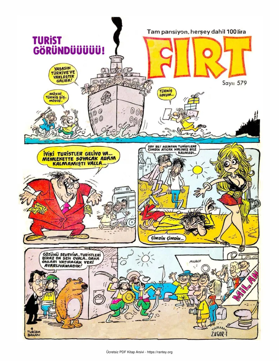 Fırt 1987 Sayı 579 kapak görseli