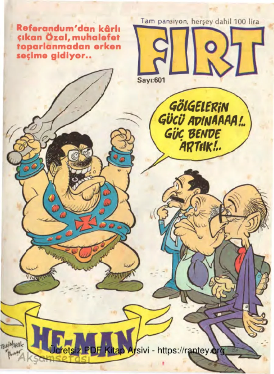 Fırt 1987 Sayı 601 kapak görseli