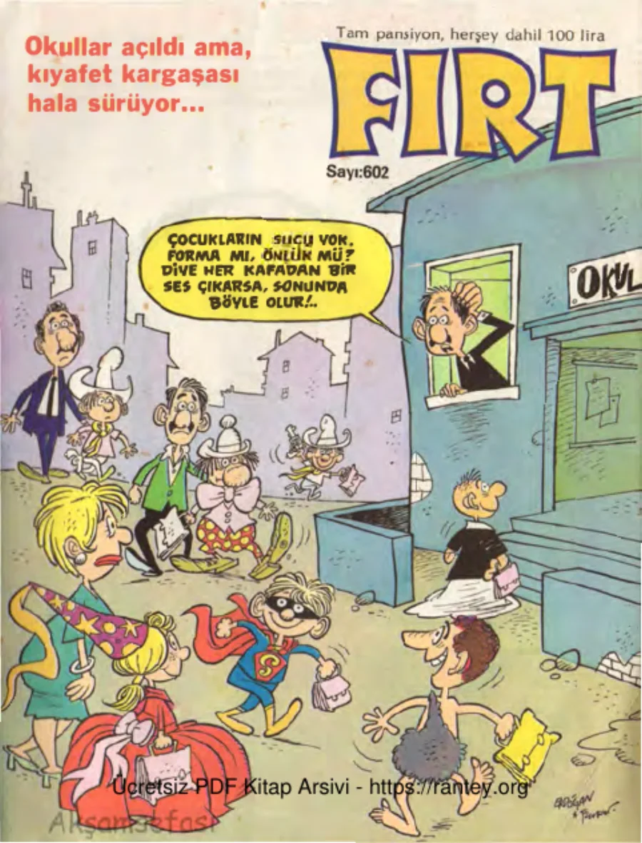 Fırt 1987 Sayı 602 kapak görseli
