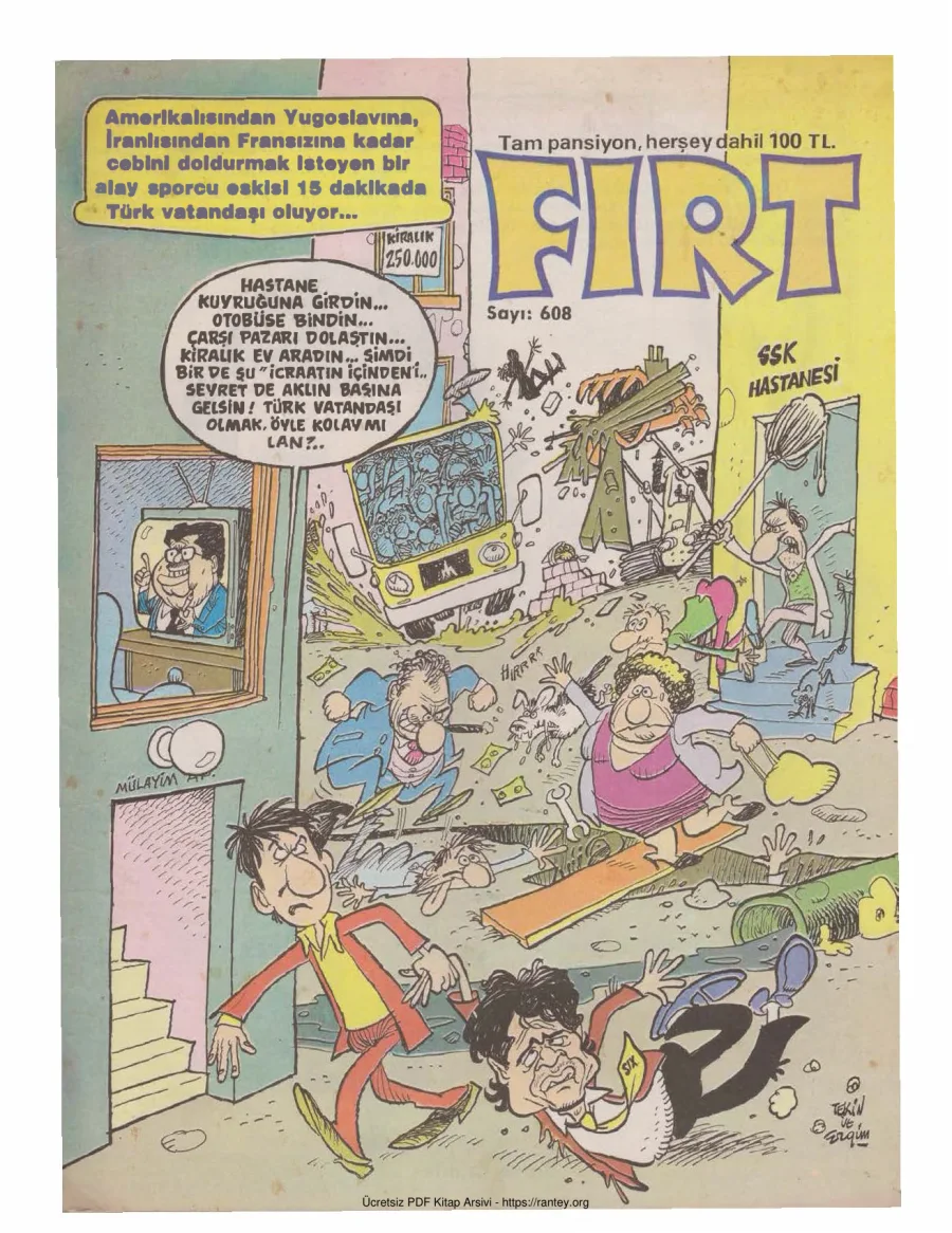 Fırt 1987 Sayı 608 kapak görseli