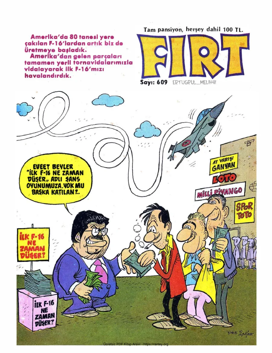 Fırt 1987 Sayı 609 kapak görseli