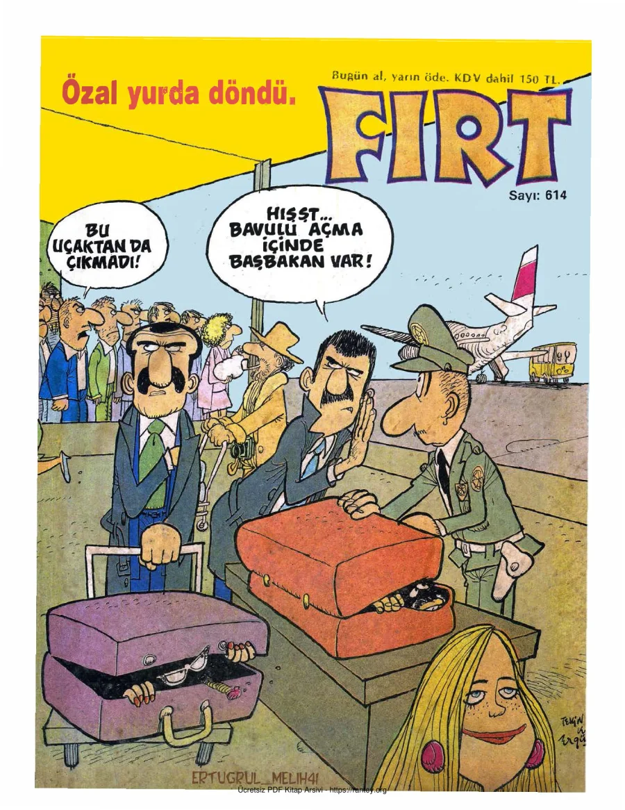 Fırt 1987 Sayı 614 kapak görseli