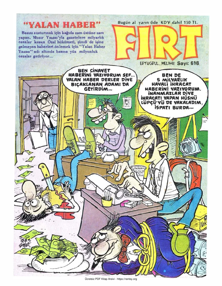 Fırt 1988 Sayı 618 kapak görseli