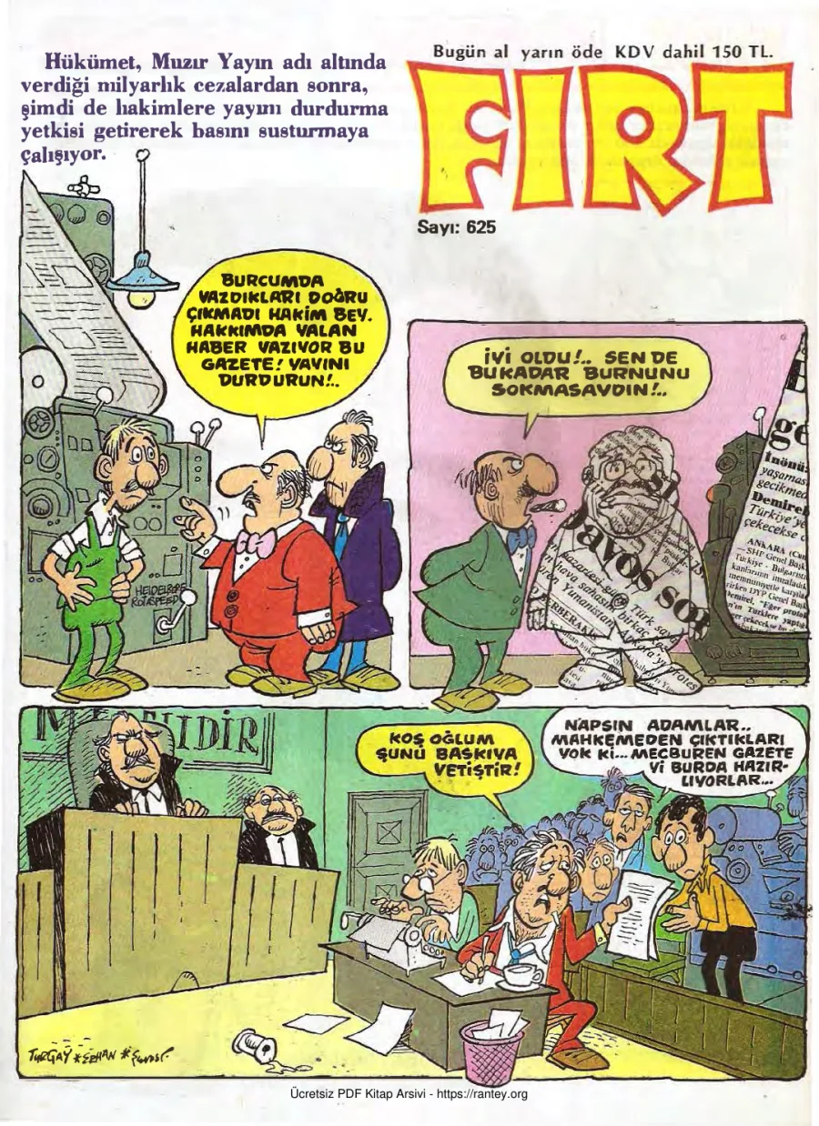 Fırt 1988 Sayı 625 kapak görseli
