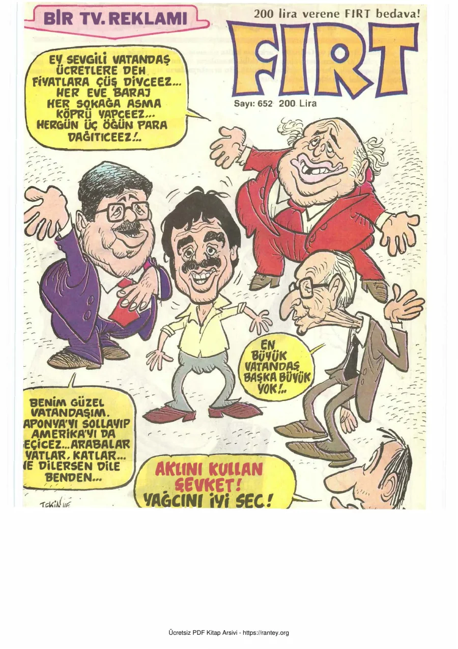 Fırt 1988 Sayı 652 kapak görseli
