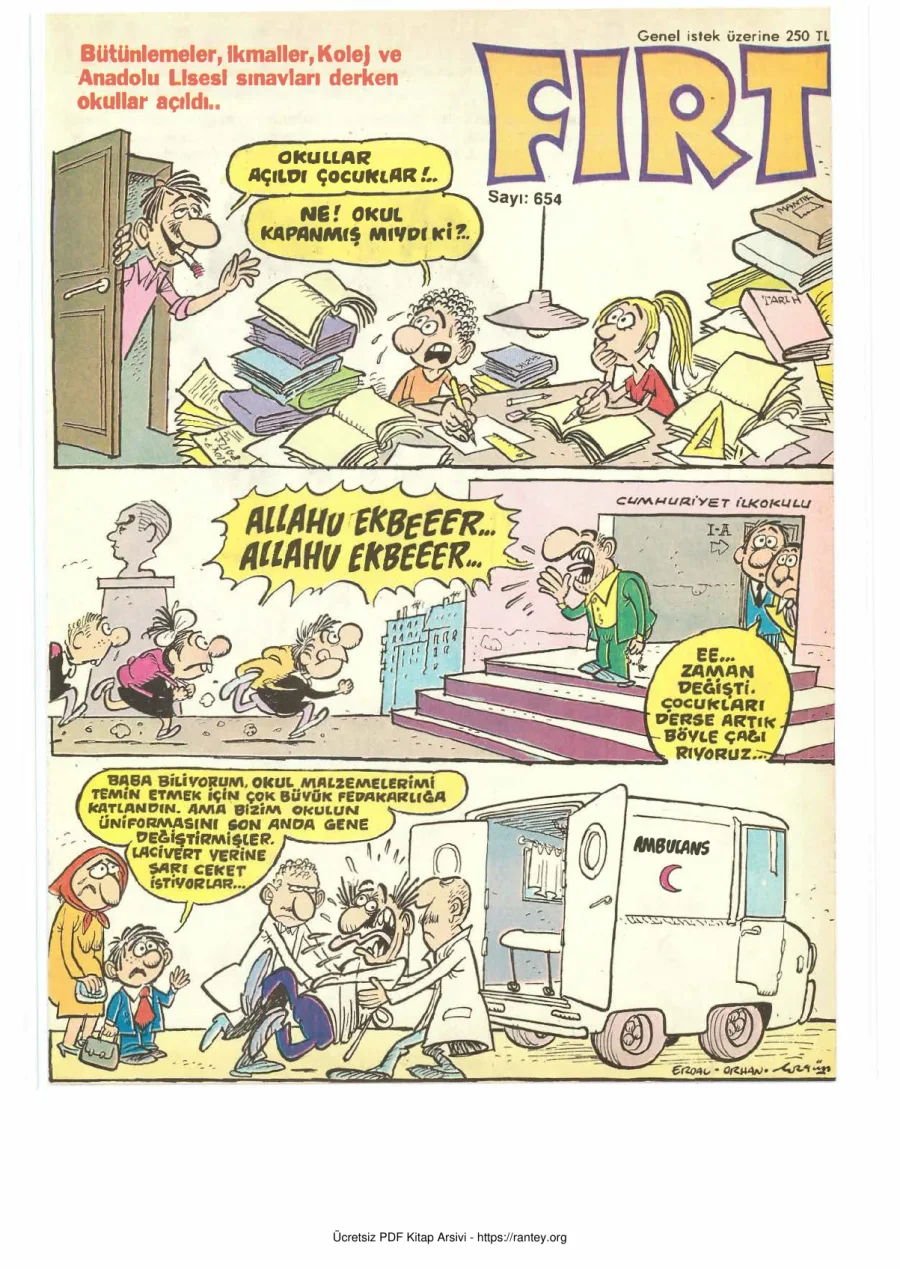 Fırt 1988 Sayı 654 kapak görseli