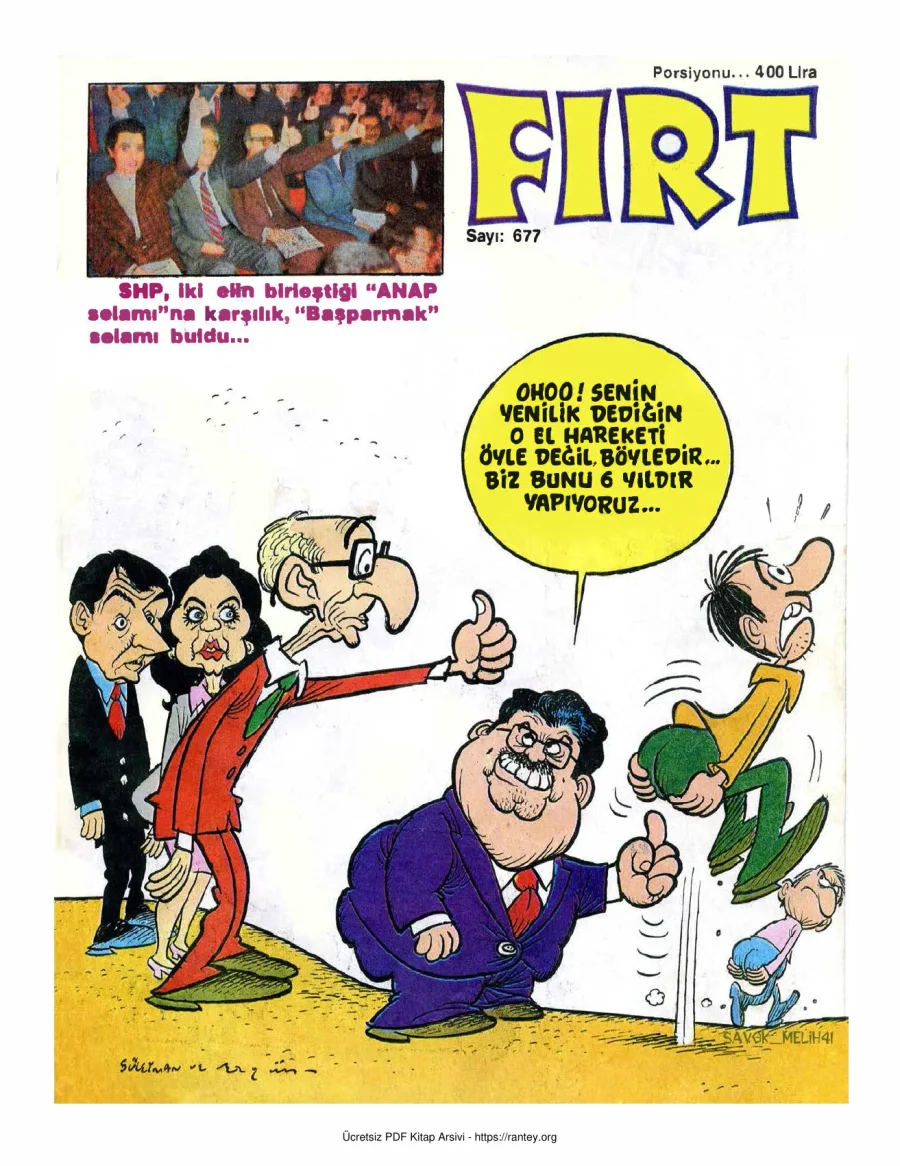 Fırt 1989 Sayı 677 kapak görseli