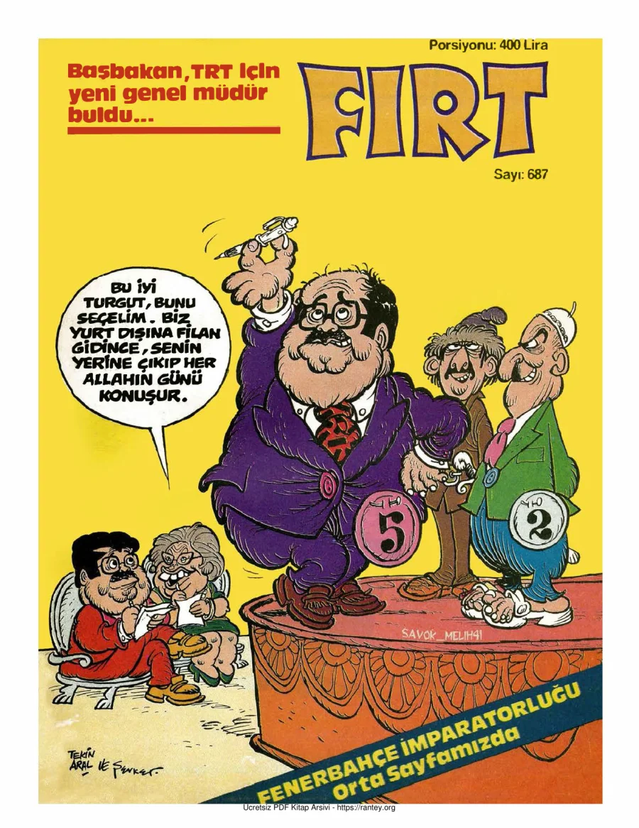 Fırt 1989 Sayı 687 kapak görseli
