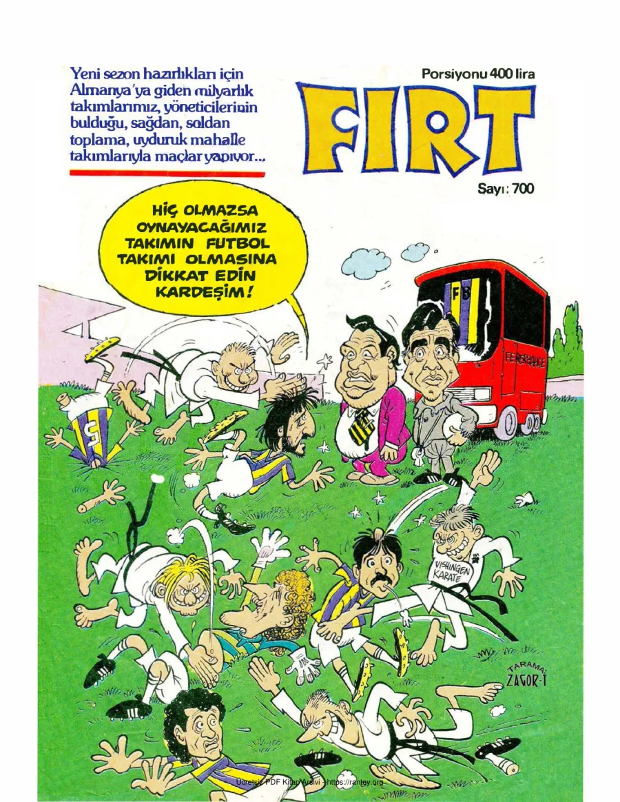Fırt 1989 Sayı 700 kapak görseli