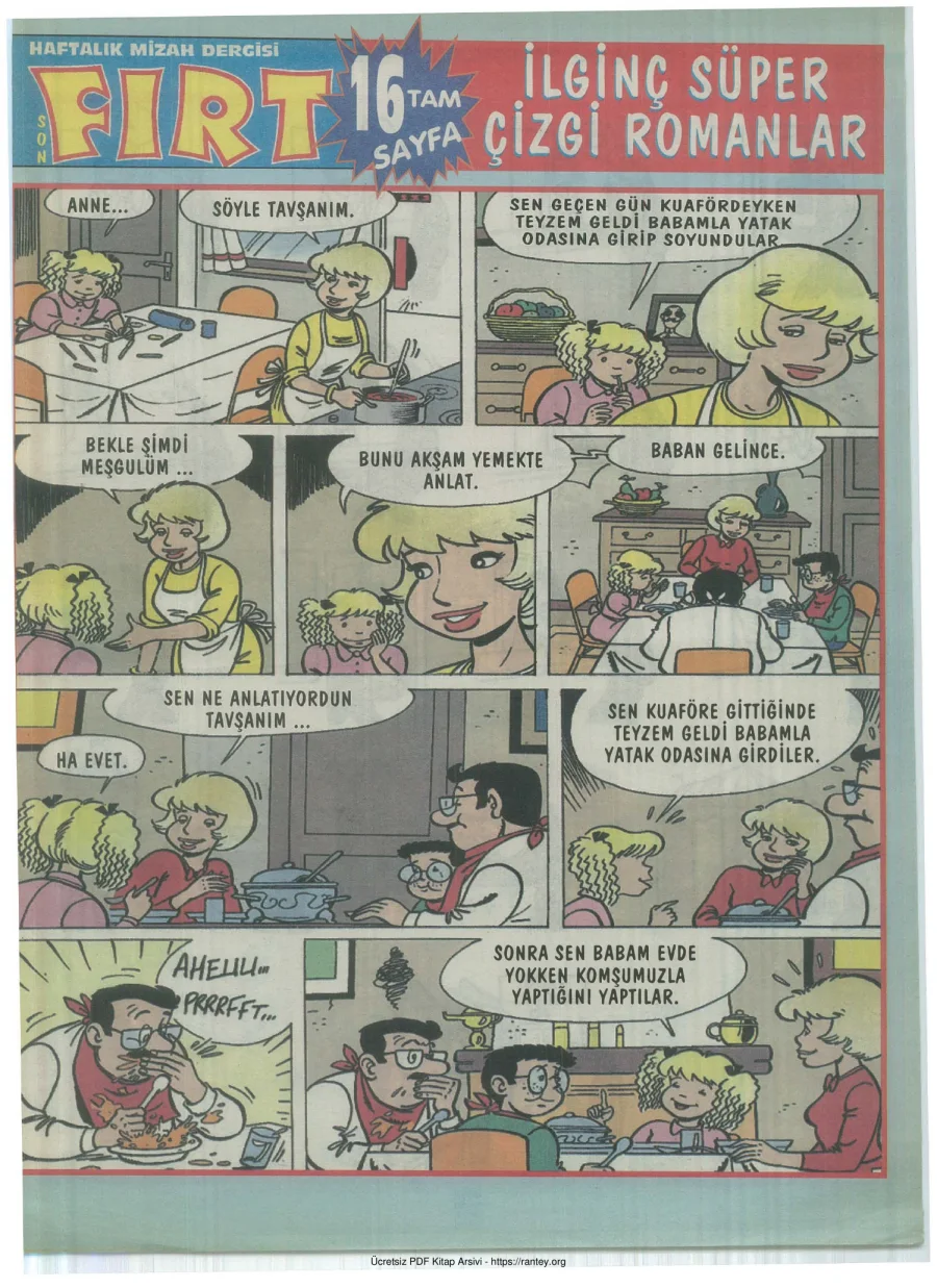 Fırt - Çizgi öyküler 12 kapak görseli