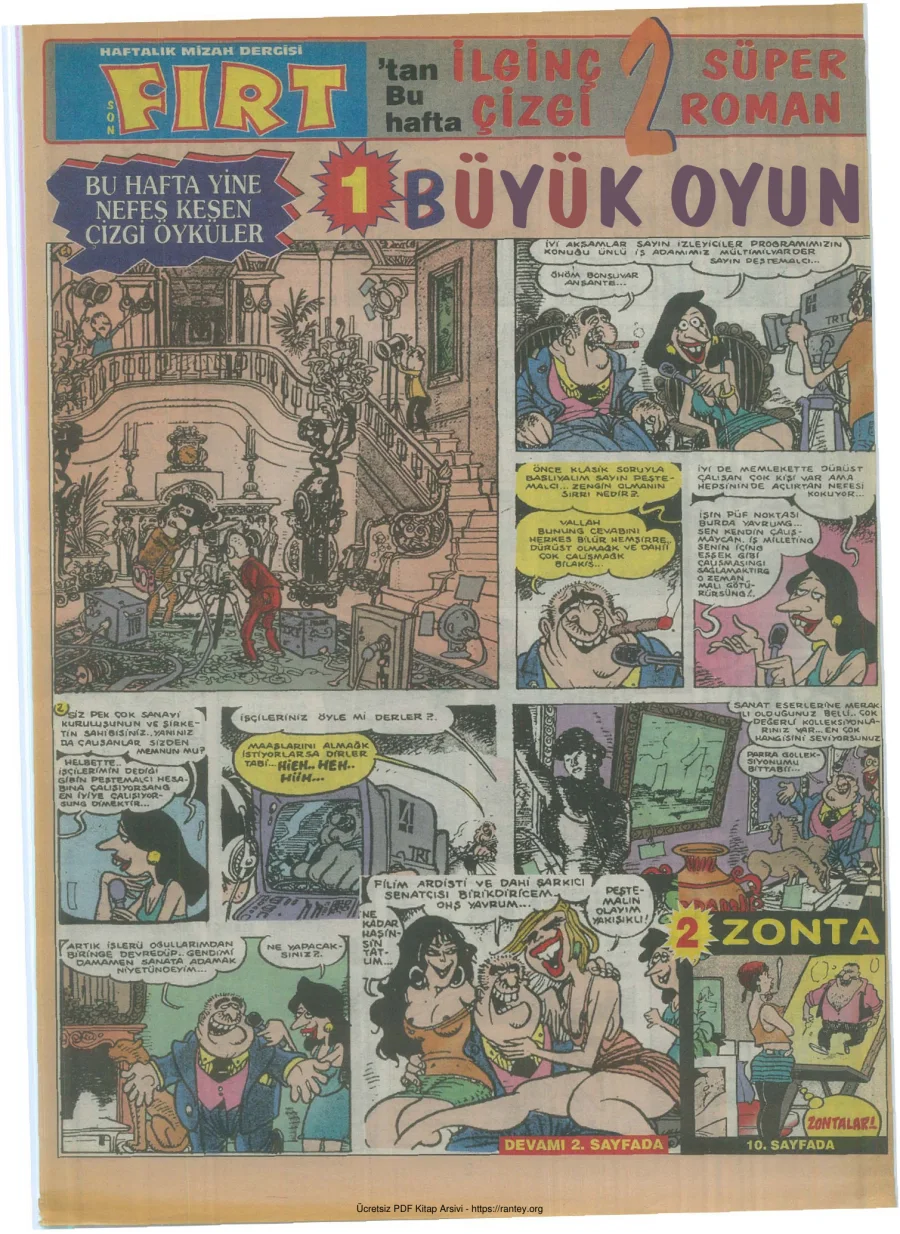 Fırt - Çizgi öyküler 16 kapak görseli