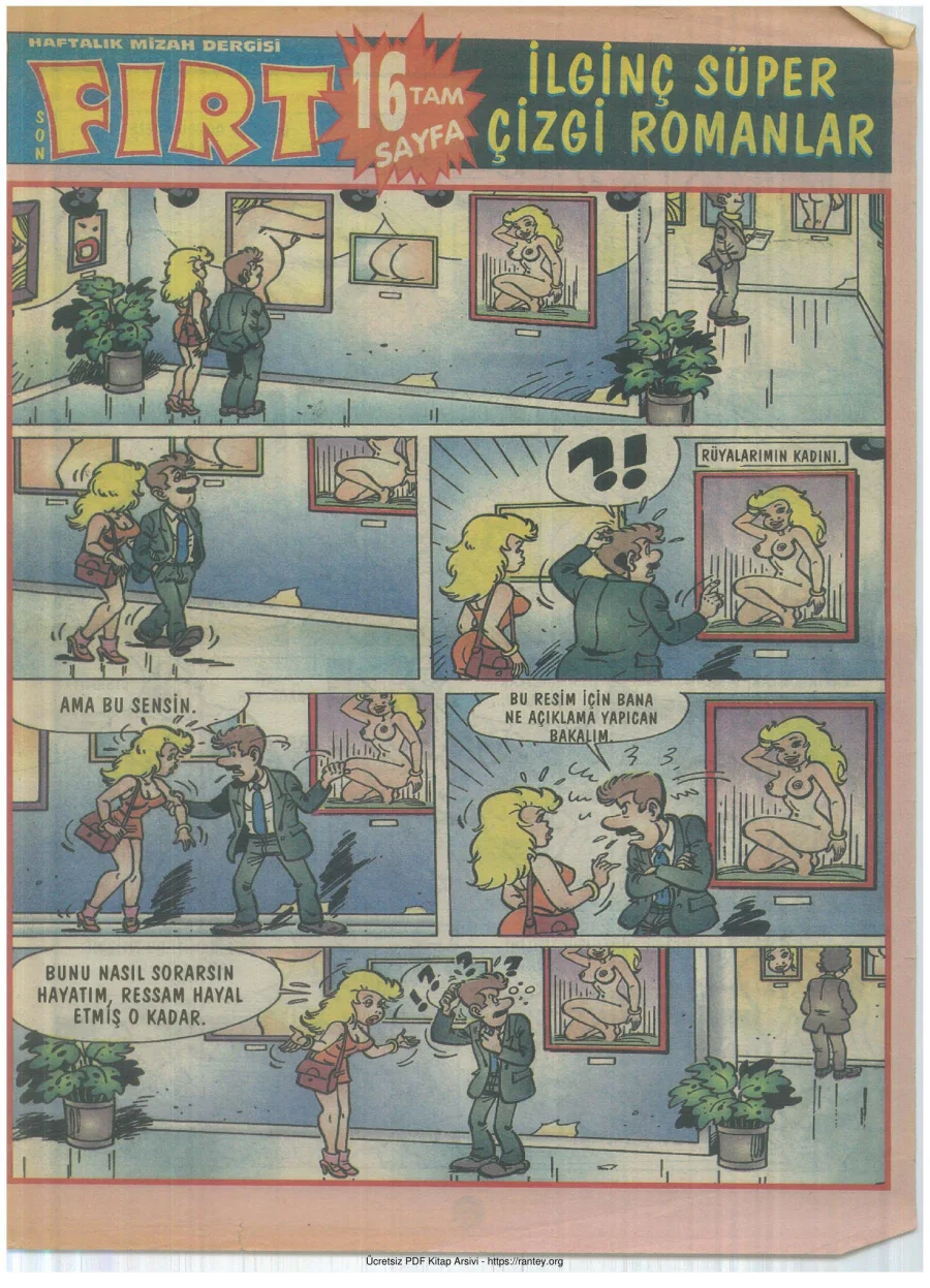 Fırt - Çizgi öyküler 23 kapak görseli