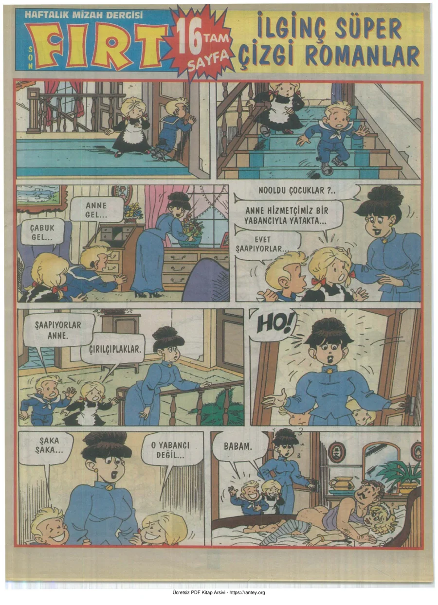 Fırt - Çizgi öyküler 26 kapak görseli