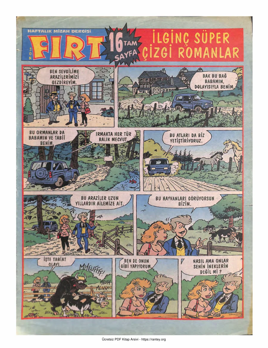 Fırt - İlginç Süper Çizgi Romanlar 4 kapak görseli