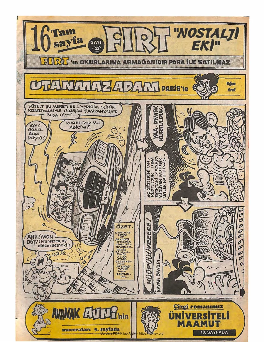 Fırt - Nostalji Eki Sayı 22 kapak görseli