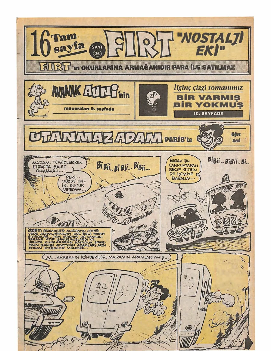 Fırt - Nostalji Eki Sayı 26 kapak görseli